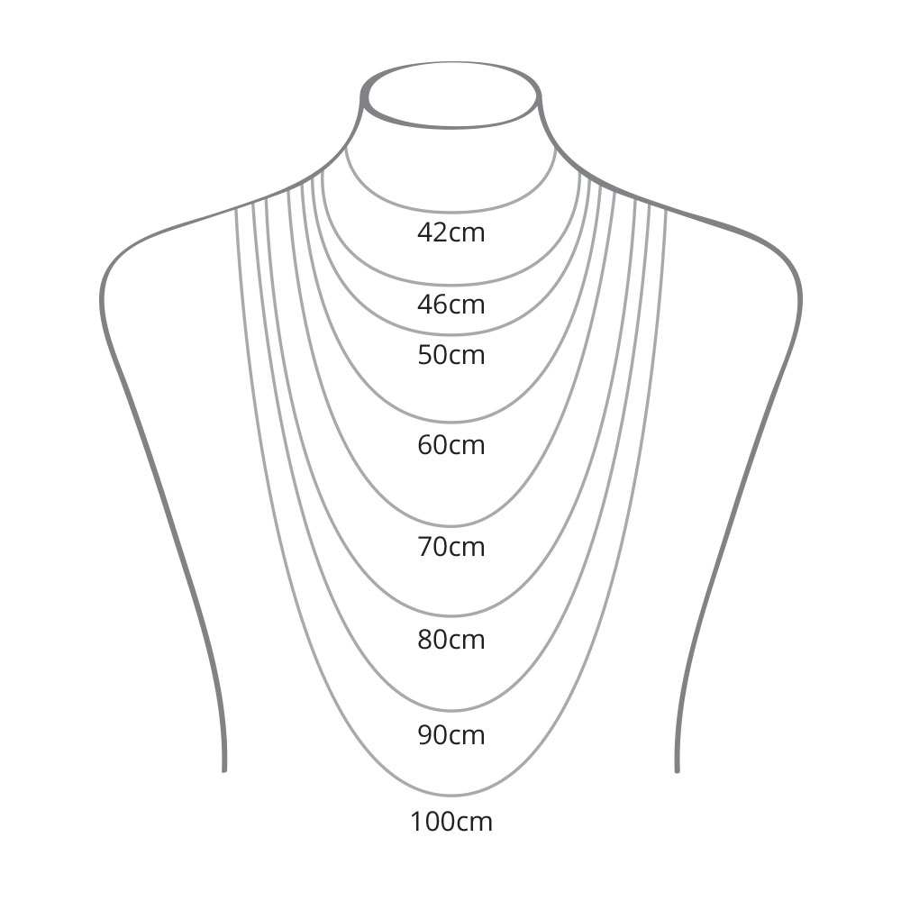 Size Chart For Necklaces