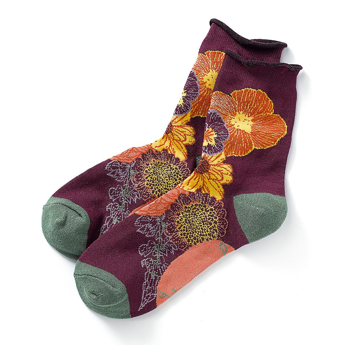 Damson Bouquet Socks