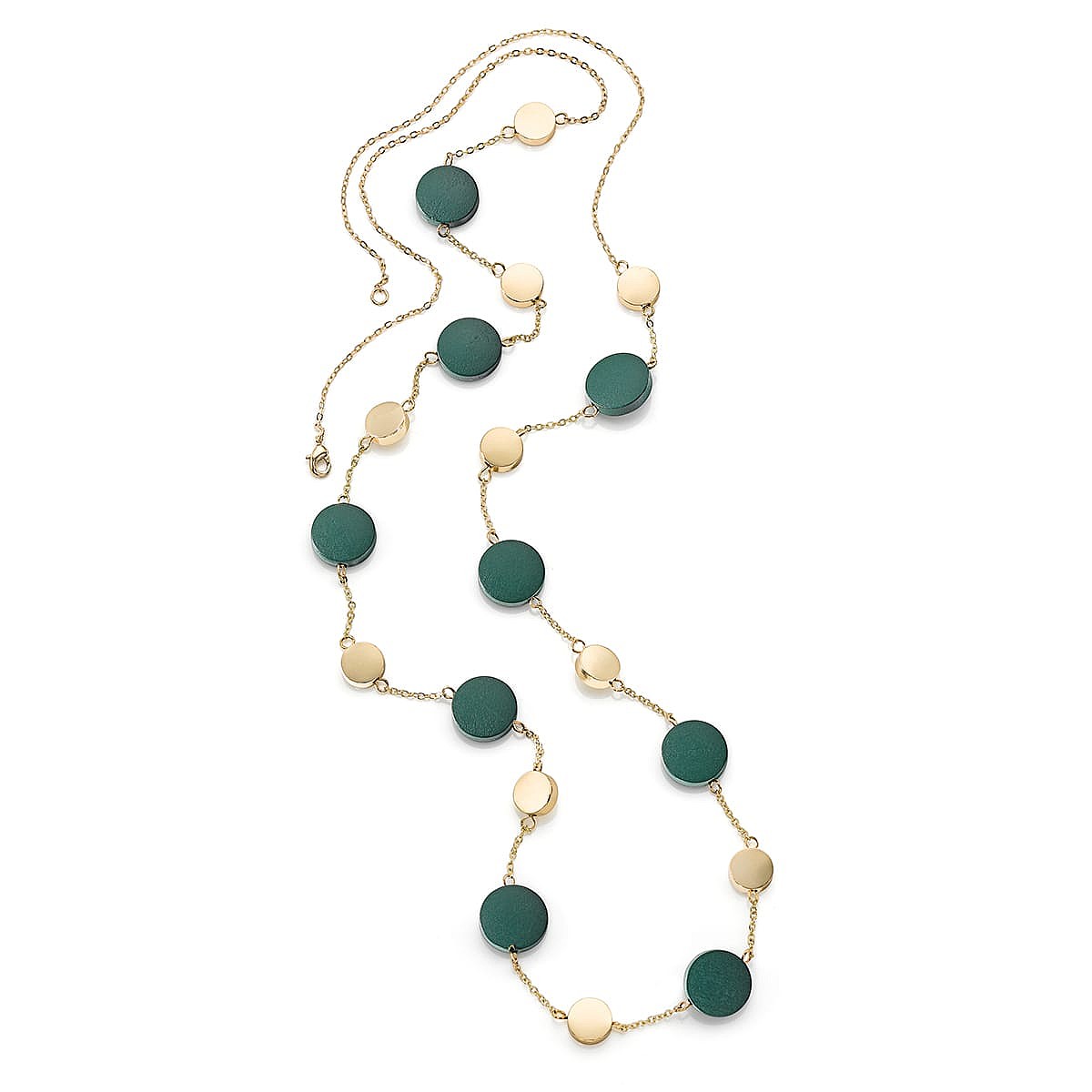 Join the Dots Green Necklace