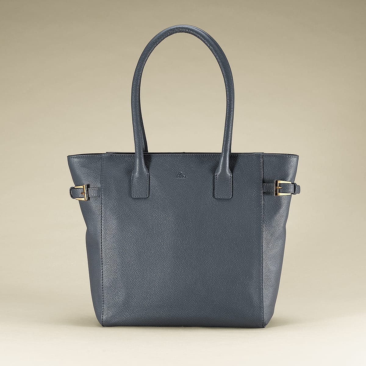 Keep it Chic Denim Leather Tote Bag