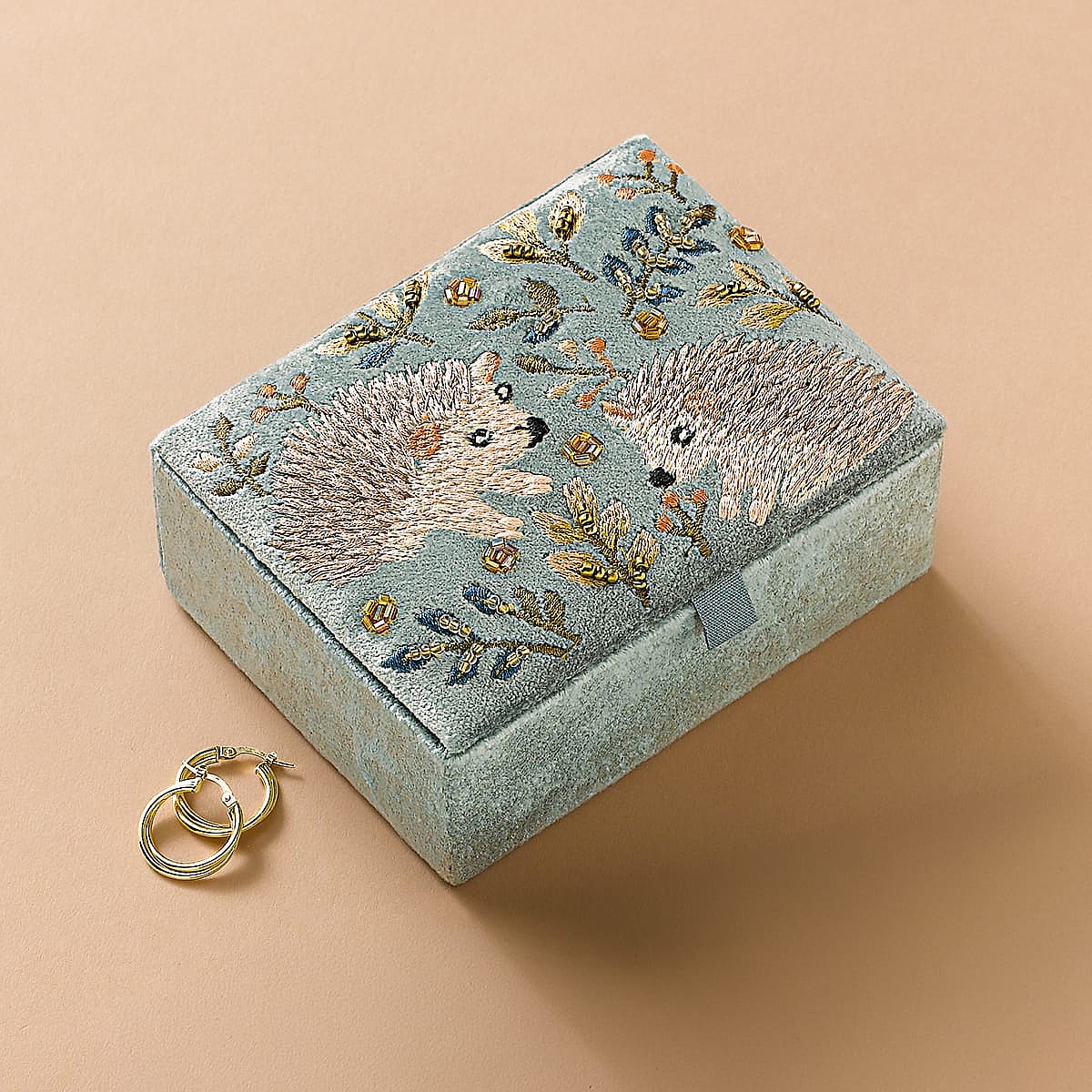 Whispering Wilds Blue Jewellery Box