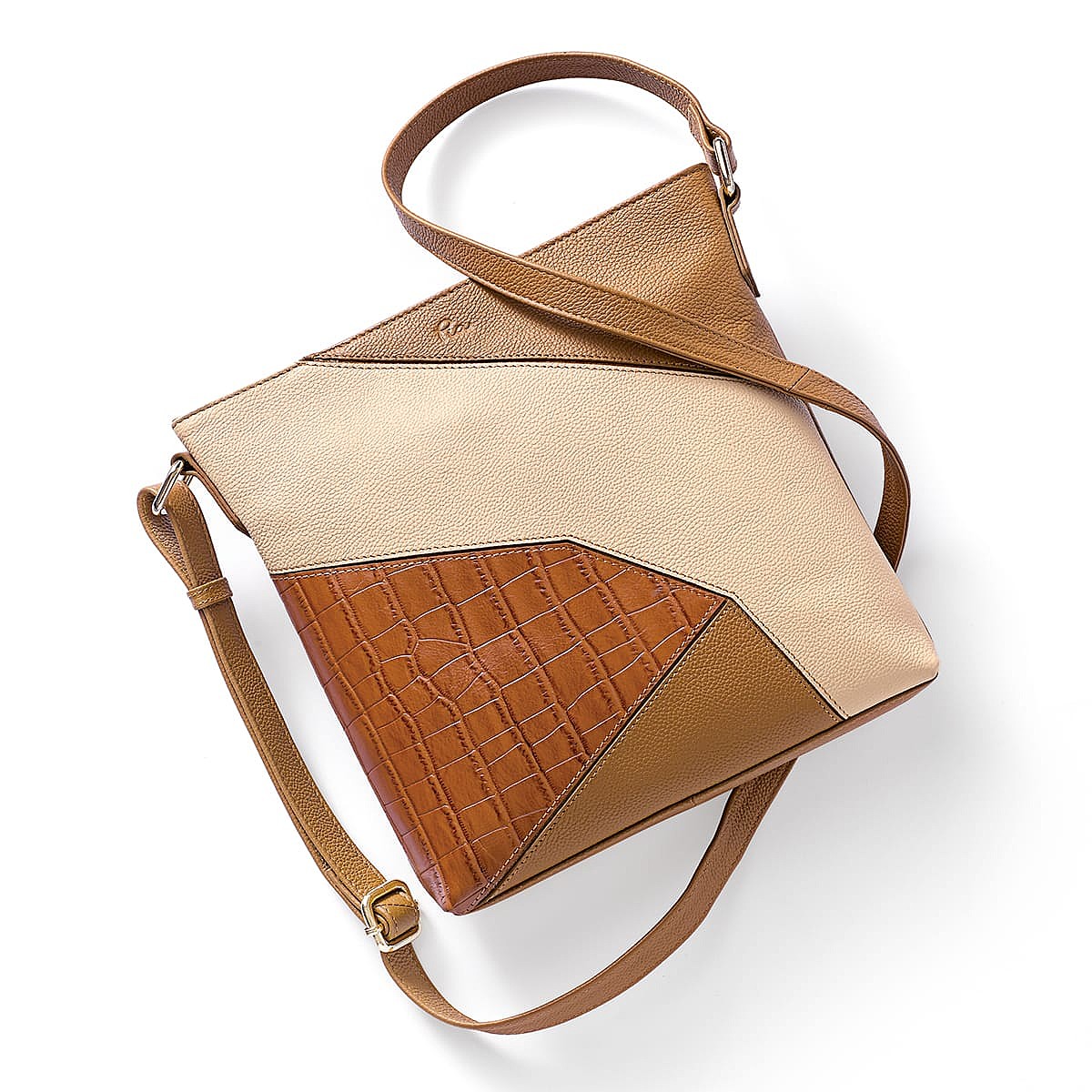 Put Together in Tan Cross-Body Bag