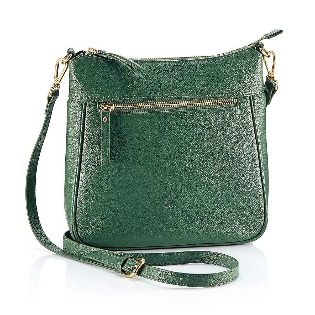 Forest Following Leather Cross-Body Bag