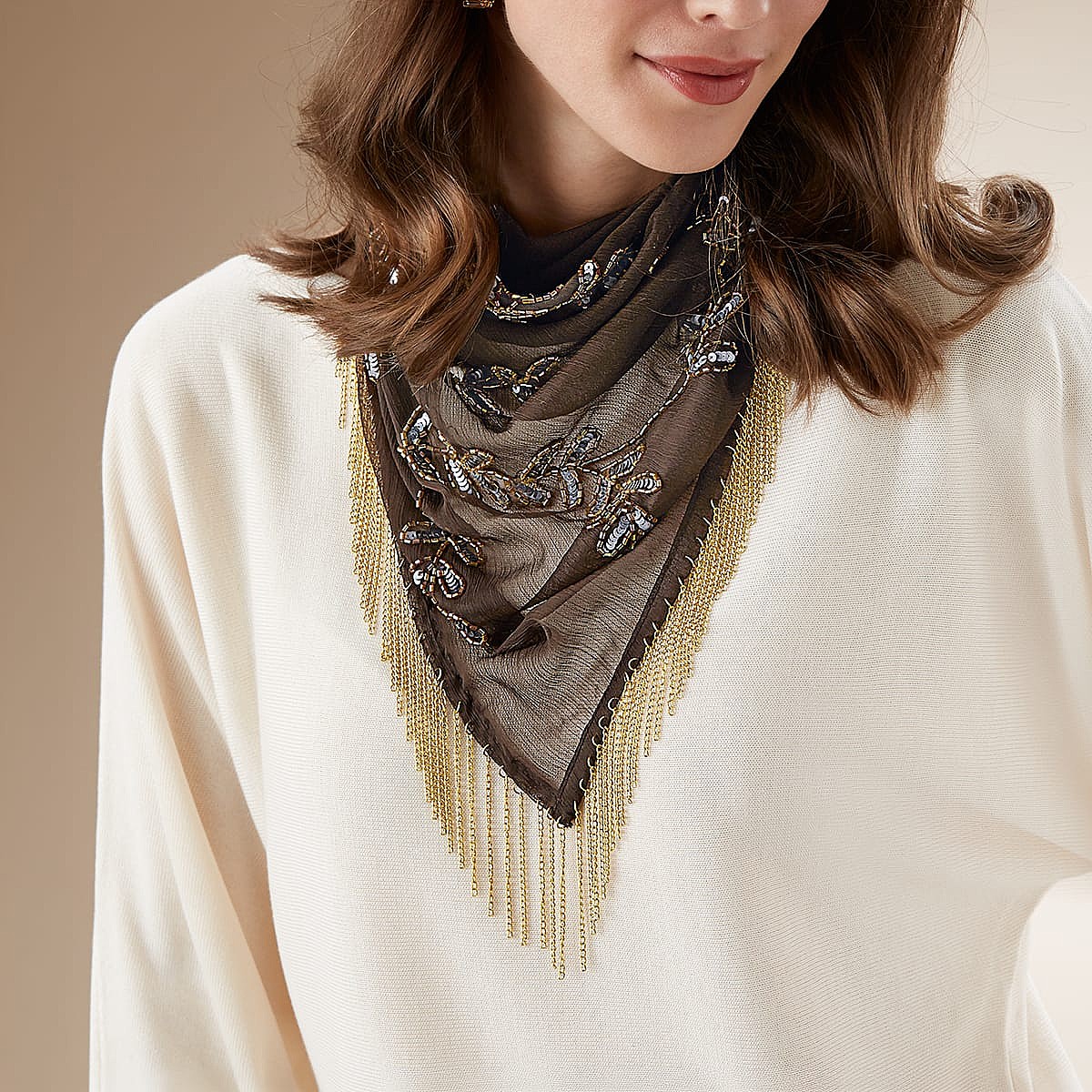 Bohemian Beauty Triangle Scarf