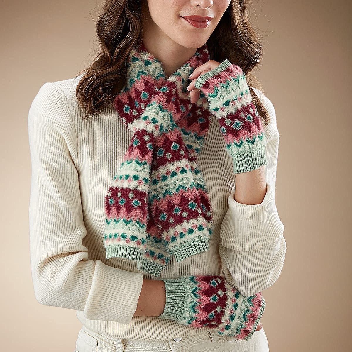 Mint Medley Tippet Scarf