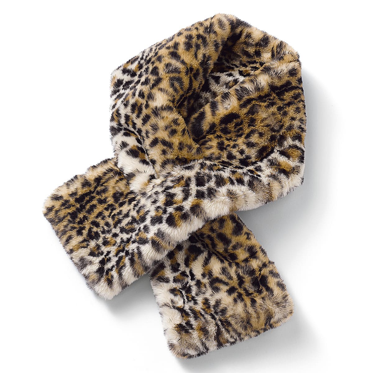 Untamed Elegance Faux Fur Tippet Scarf