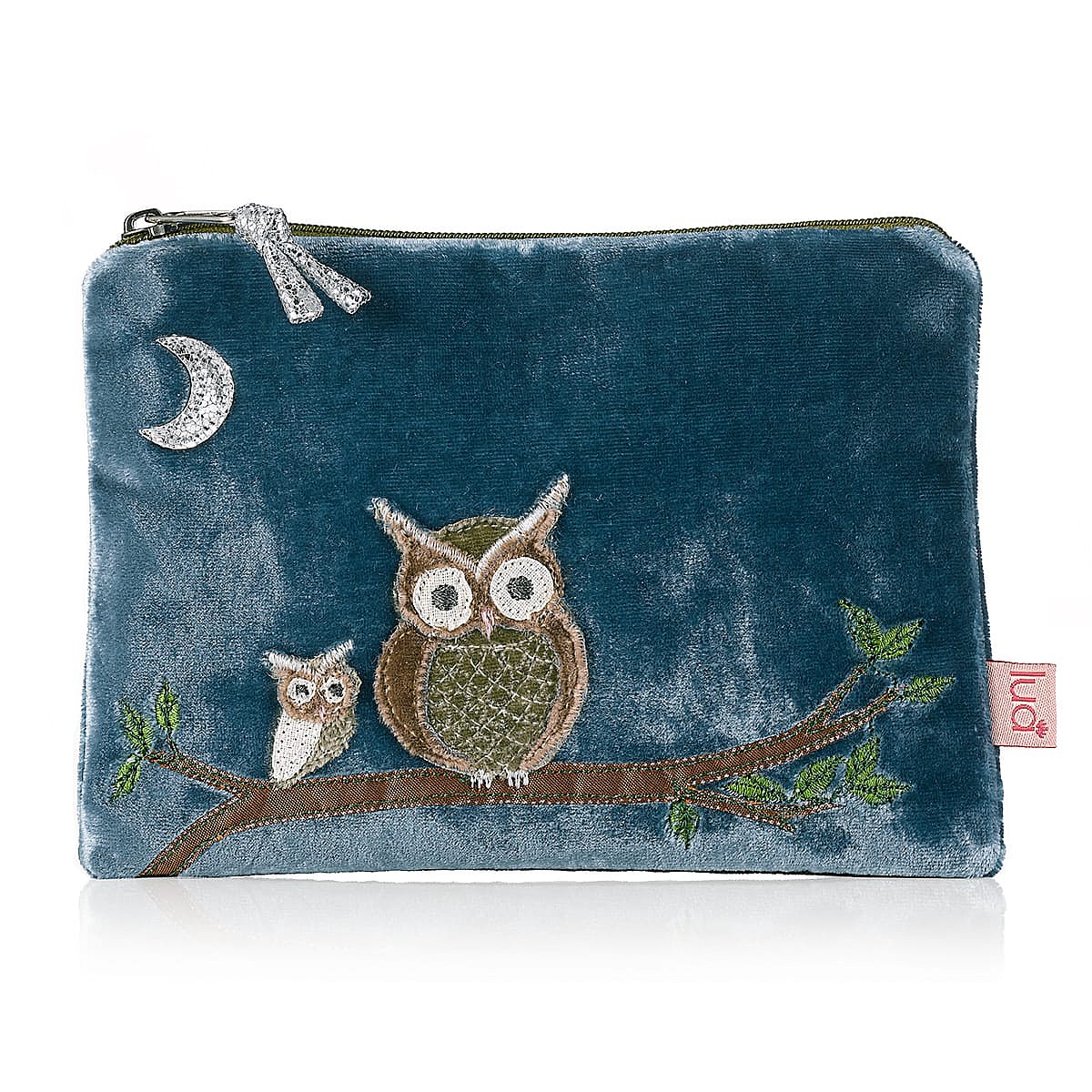 Owl Be By Your Side Velvet Pouch