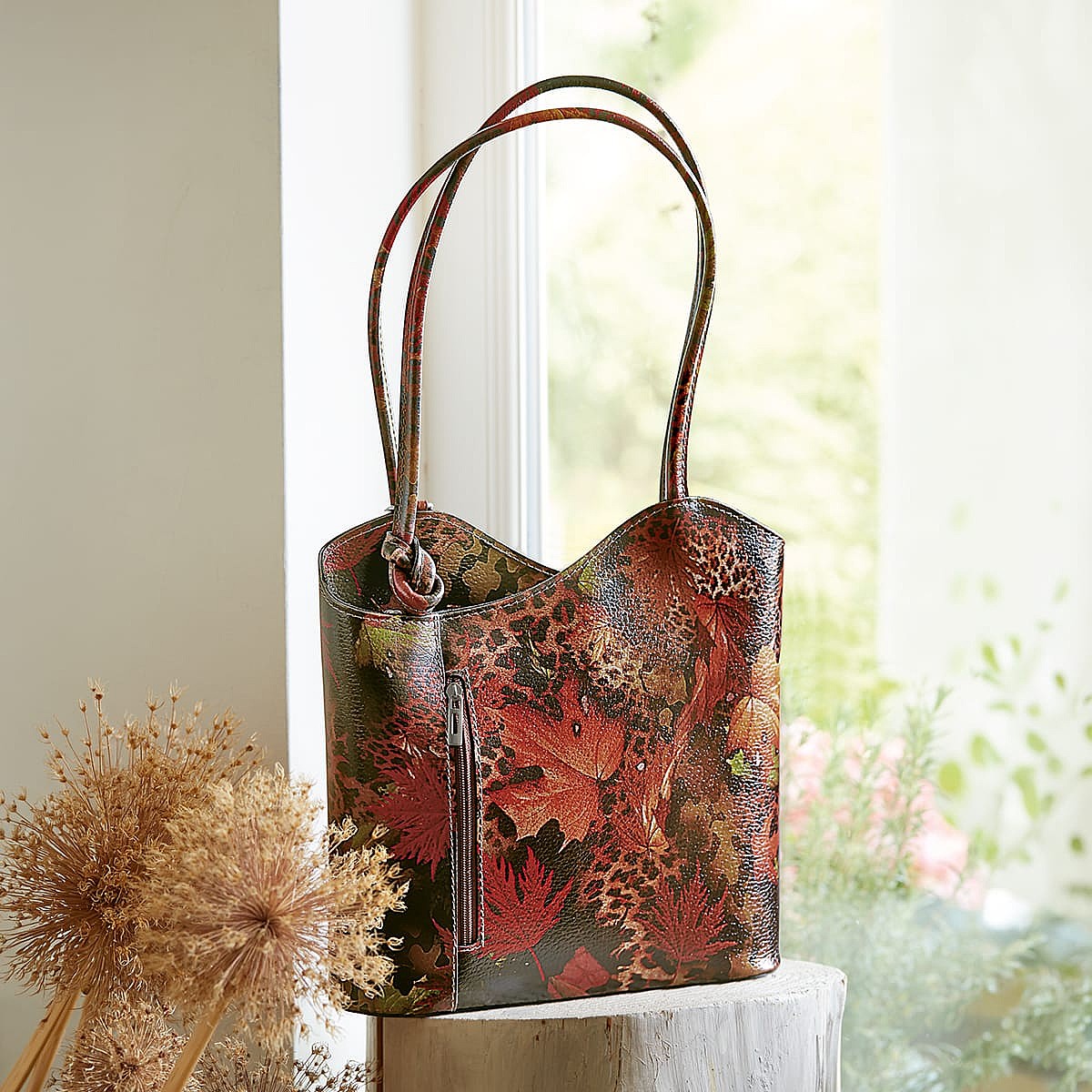 Intrepid Autumn Leather Shoulder Bag
