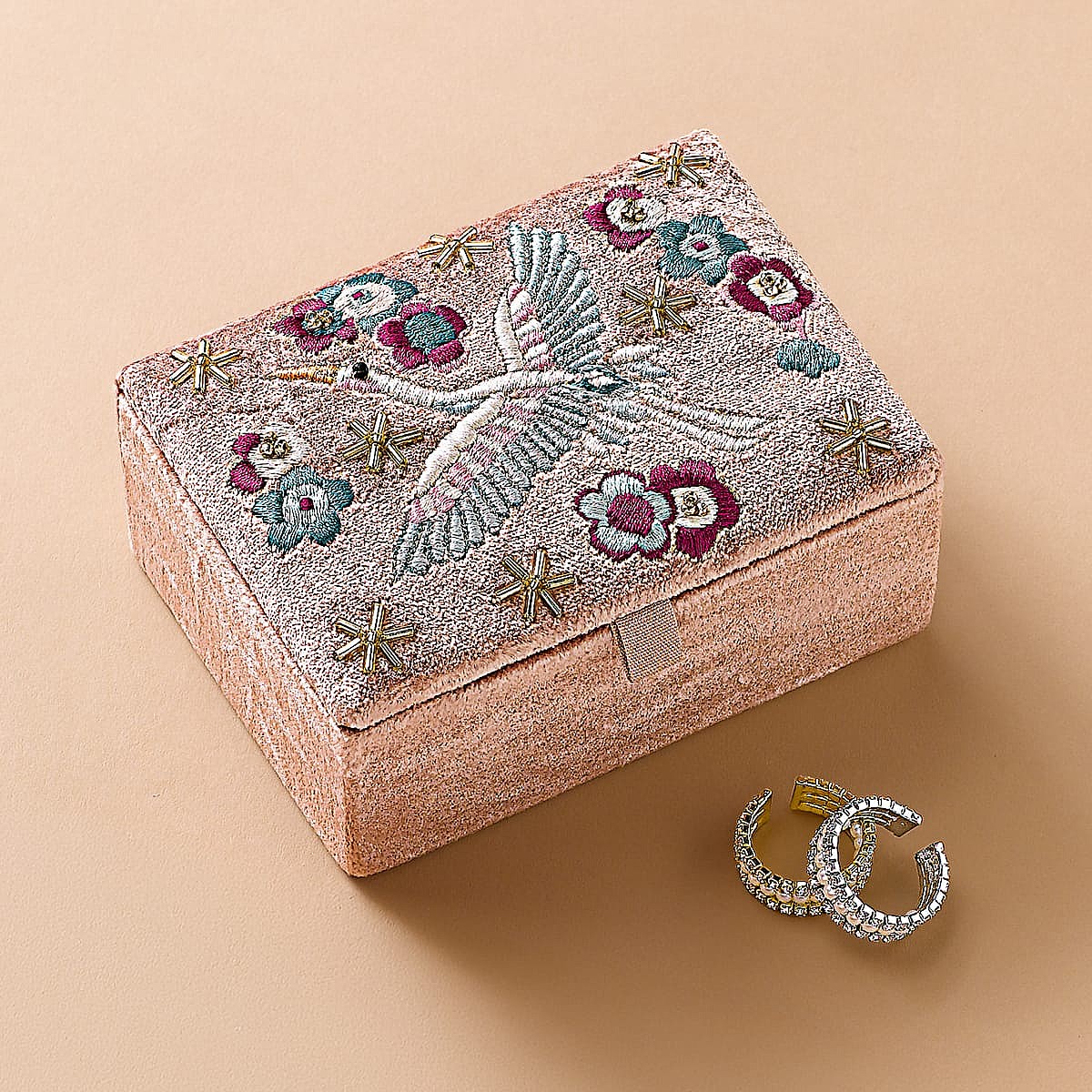 Wings of Fortune Blush Jewellery Box