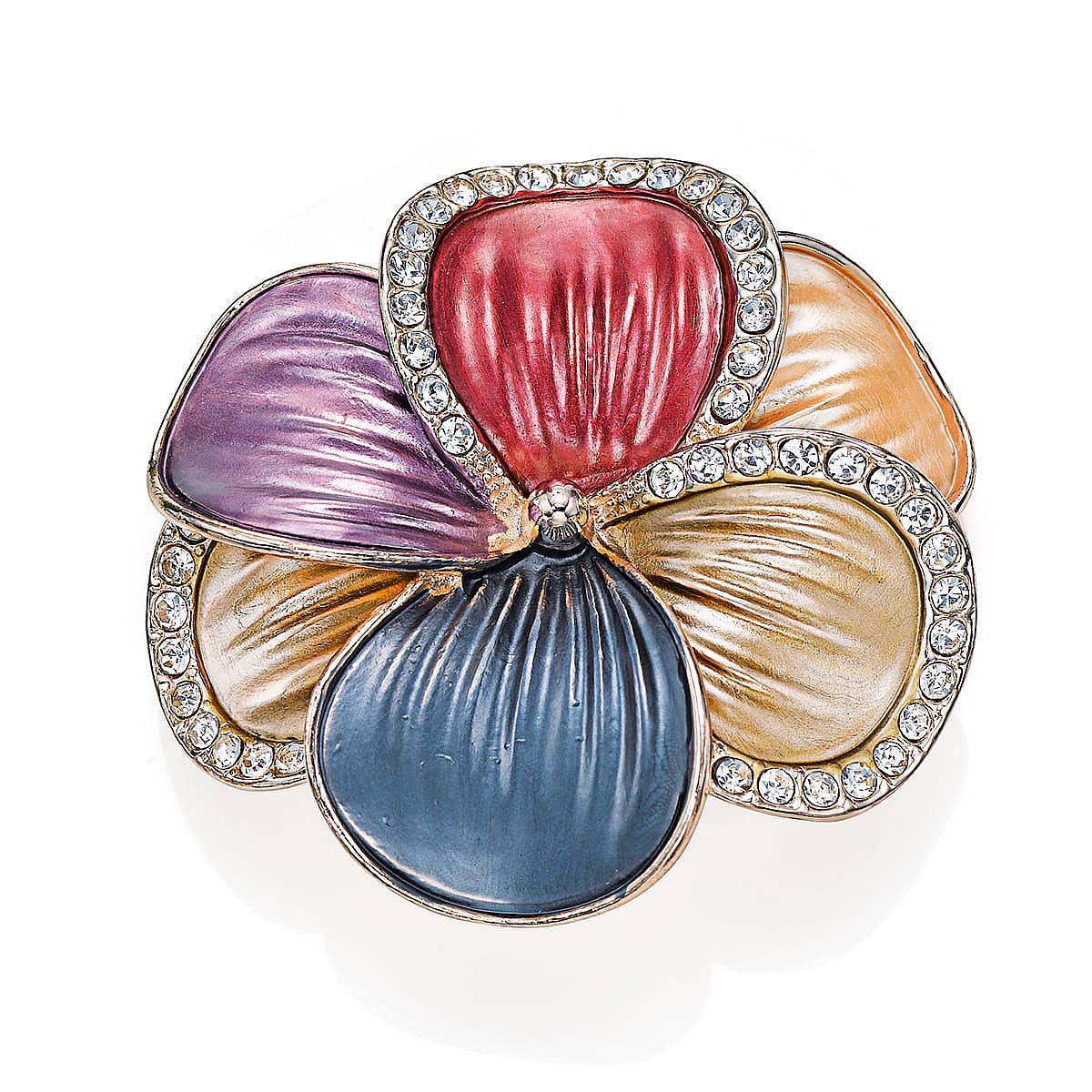 Floral Focus Magnetic Brooch