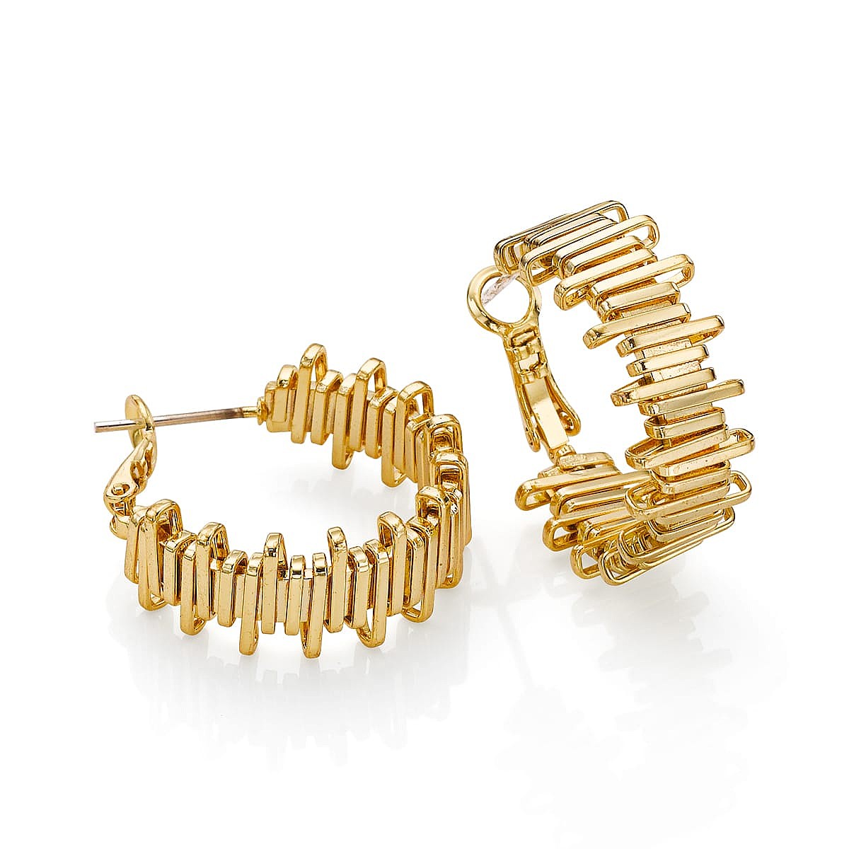 Piece by Piece Hoop Earrings