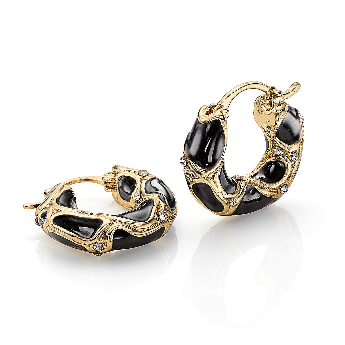 Notes of Noir Hoop Earrings