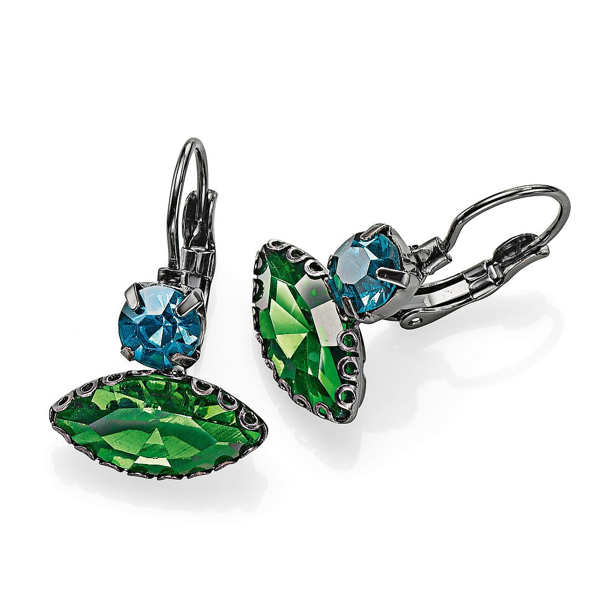Jewel of My Eye Crystal Earrings