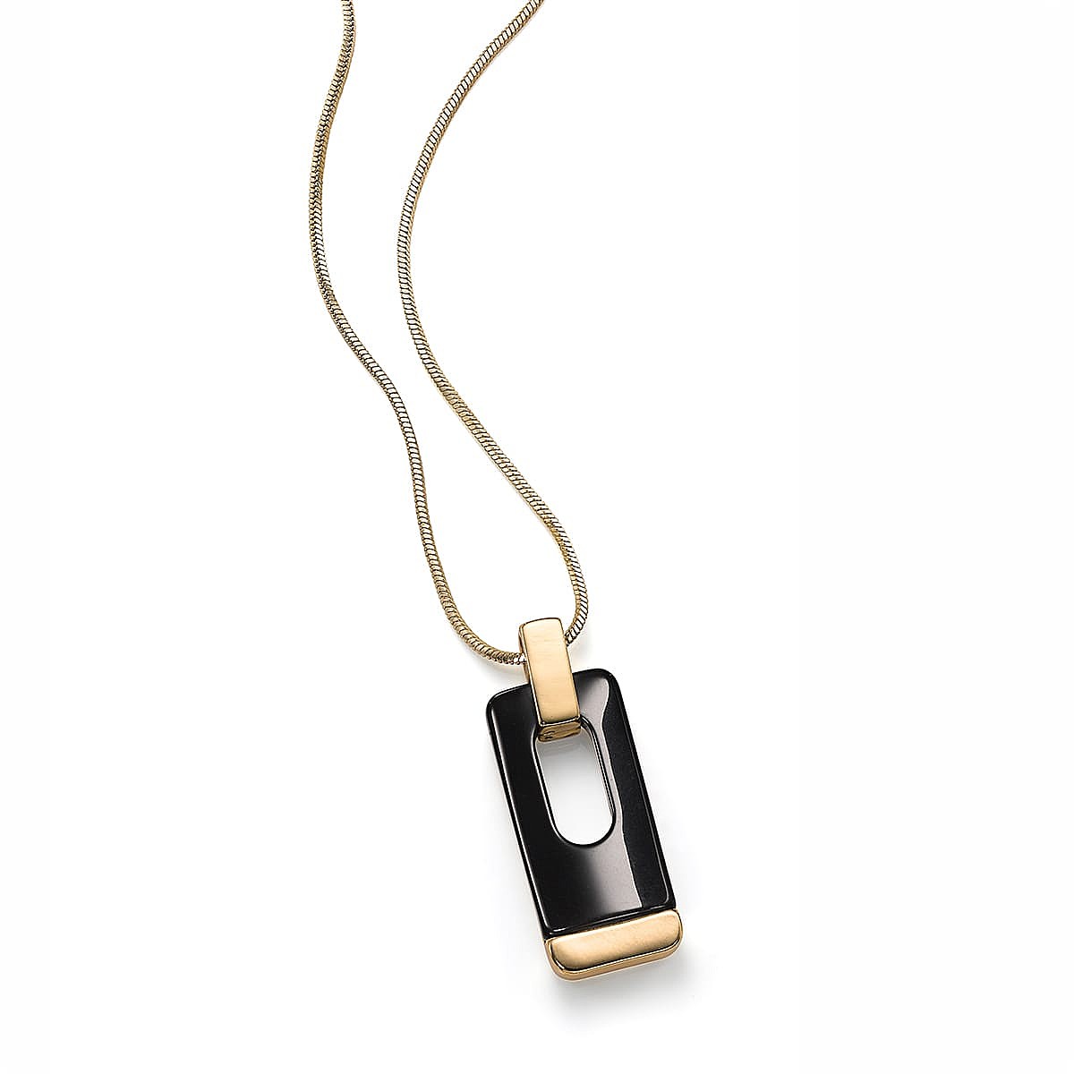 Simply Striking Black Pendant