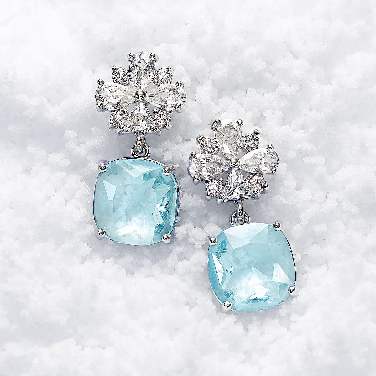 Icy Impressions Crystal Earrings