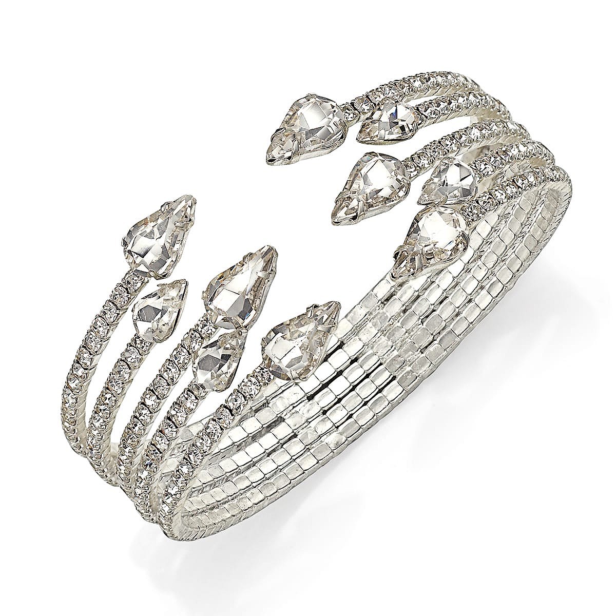 Captivated by Crystal Cuff Bangle
