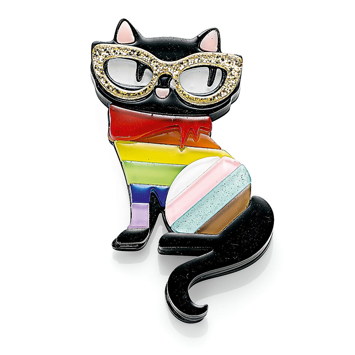 Your True Colours Cat Brooch