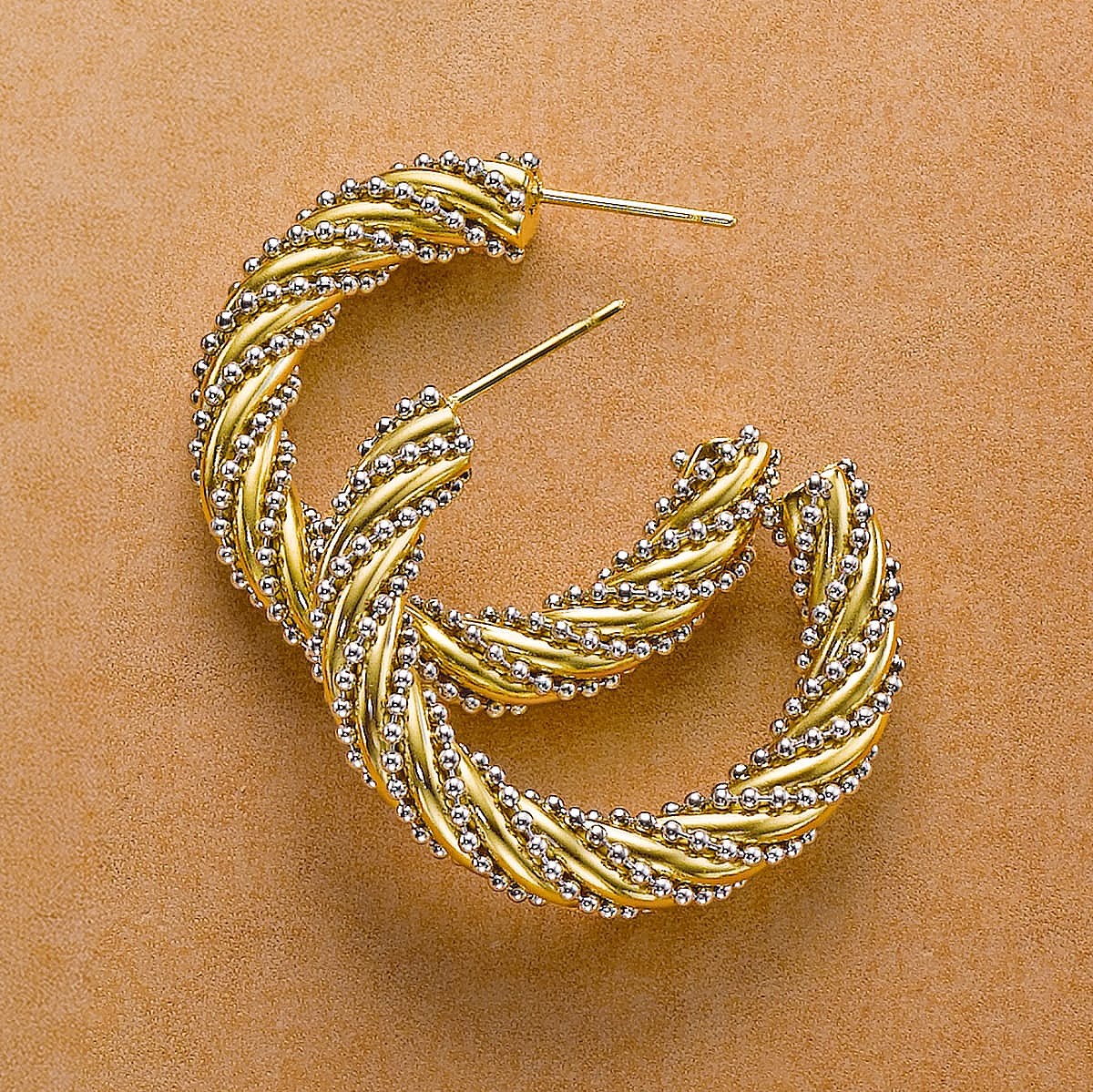 Ever Entwined Hoop Earrings