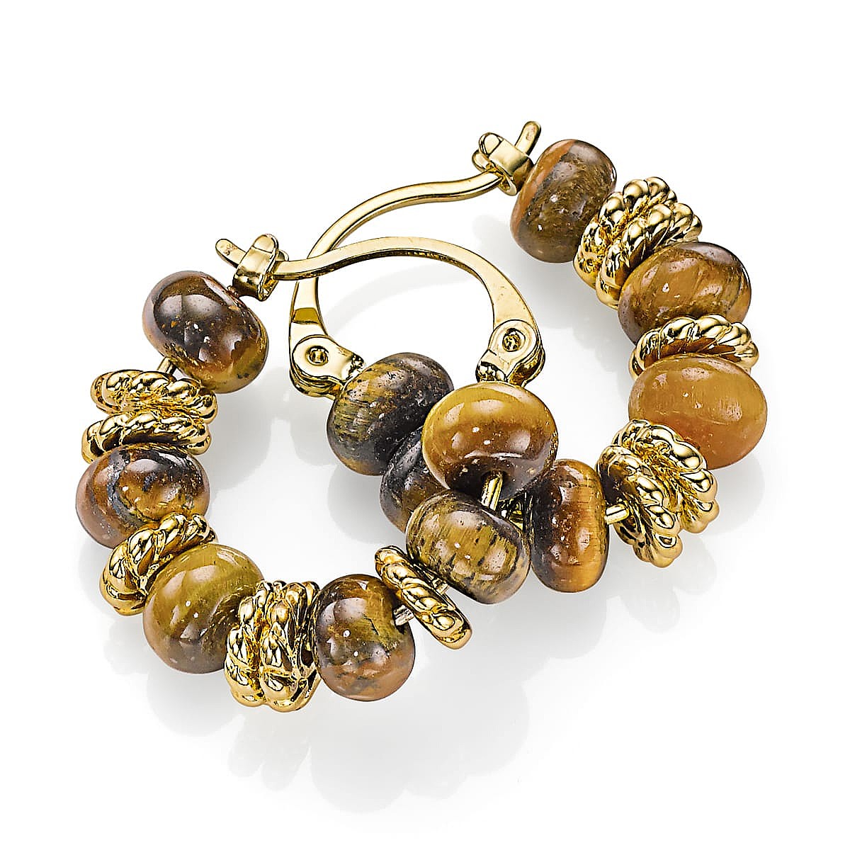 Circled in Strength Hoop Earrings