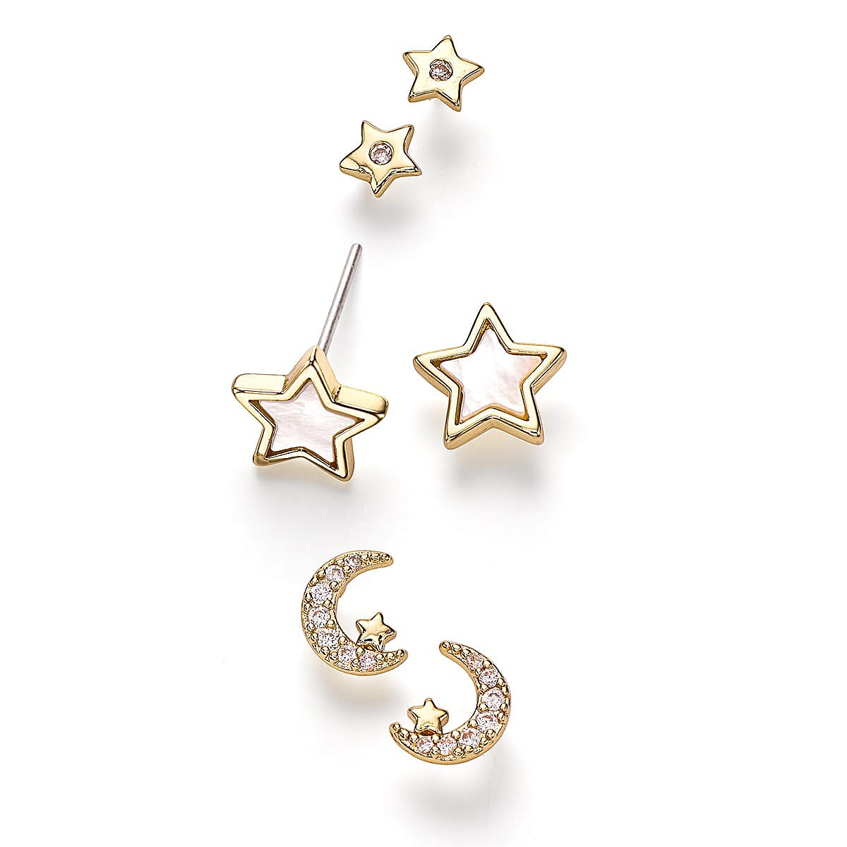 Twinkle Twinkle Set of 3 Stud Earrings