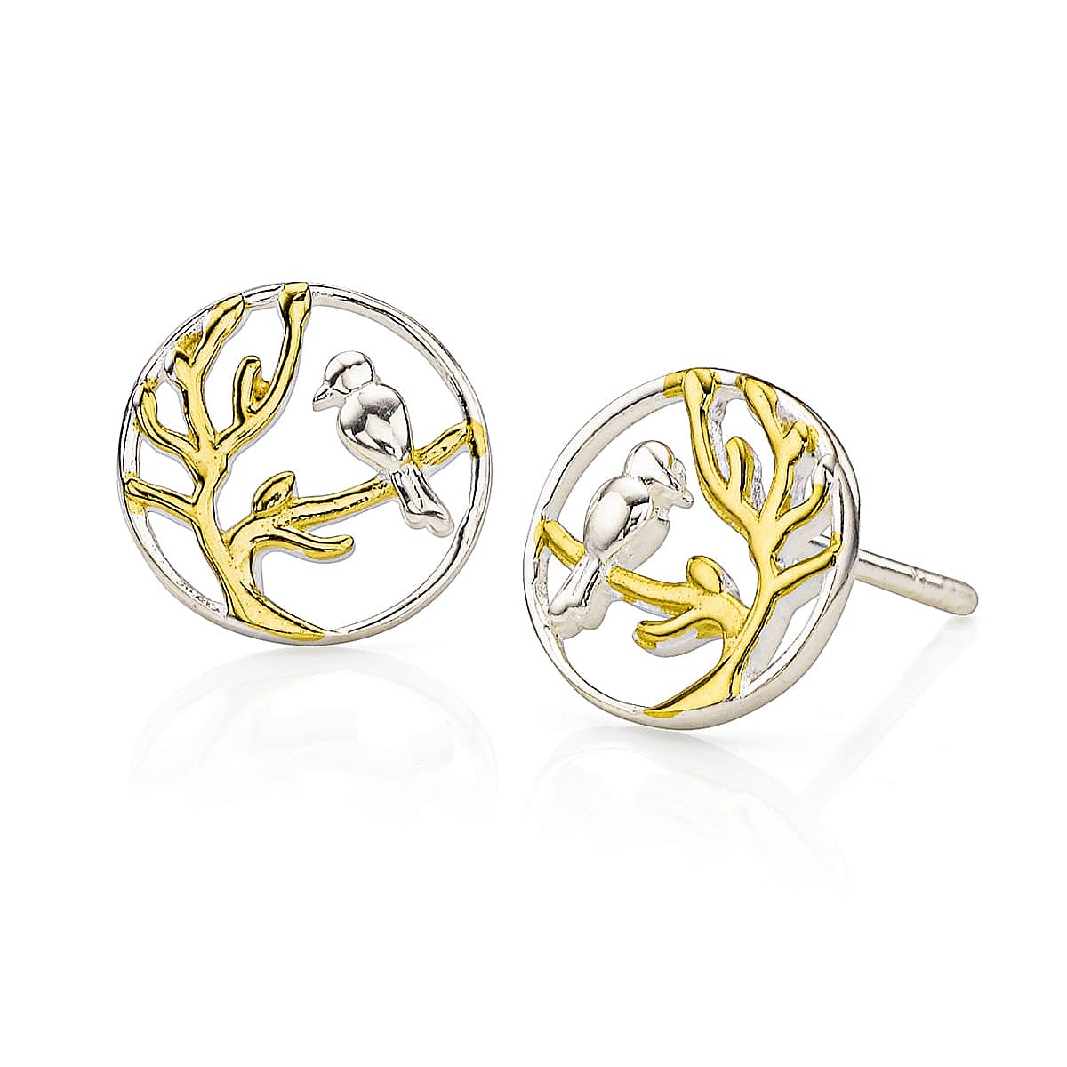 Sweet Melody Silver Stud Earrings