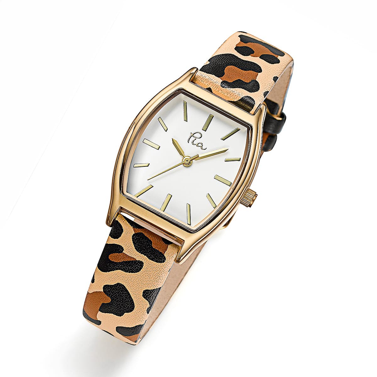 A Moment in Time Leopard Print Watch