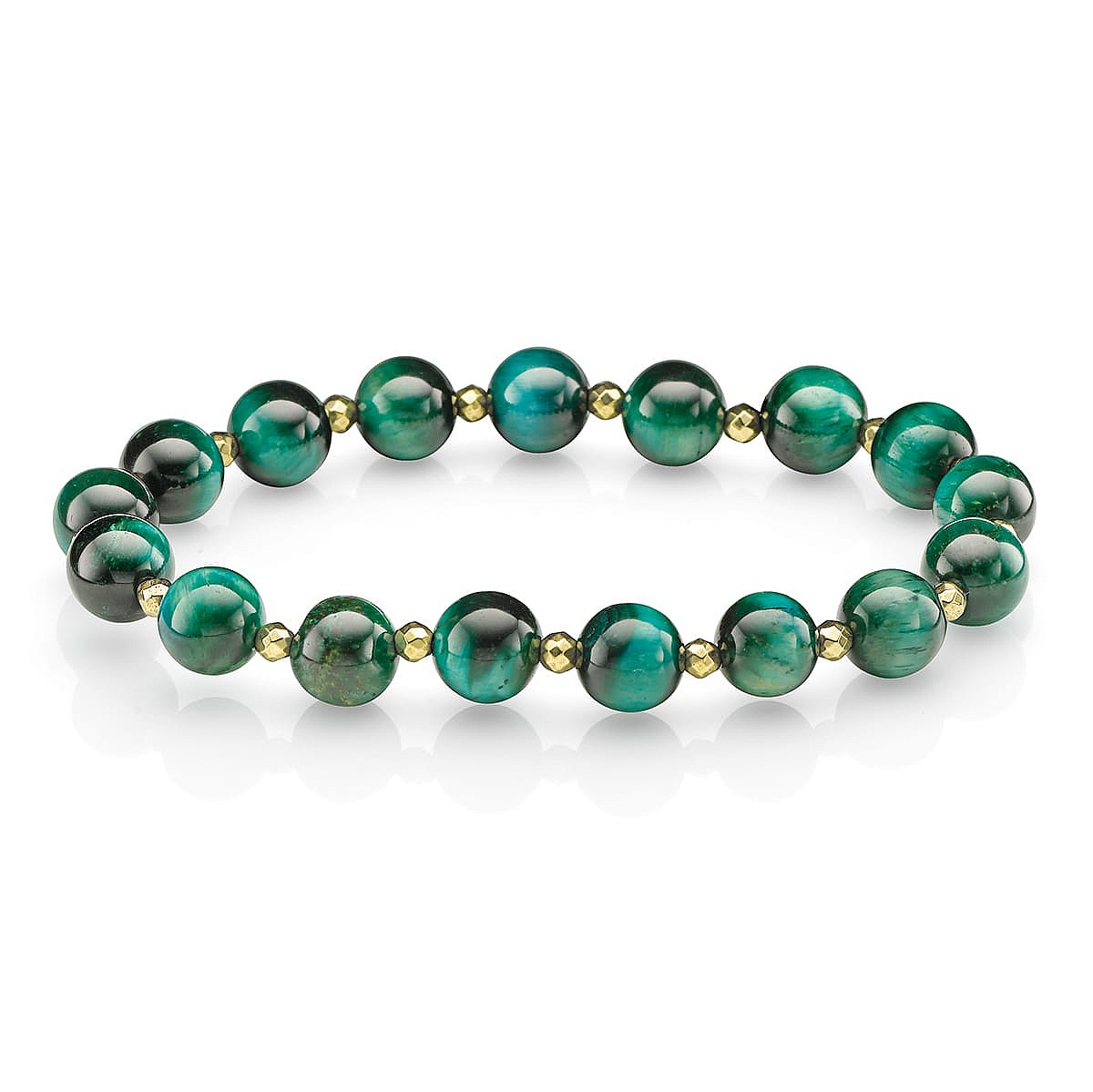 Gravitate to Green Tiger's Eye Bracelet