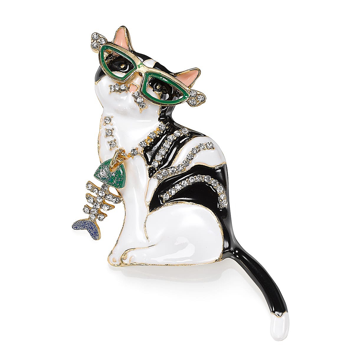 Feline Myself Cat Brooch