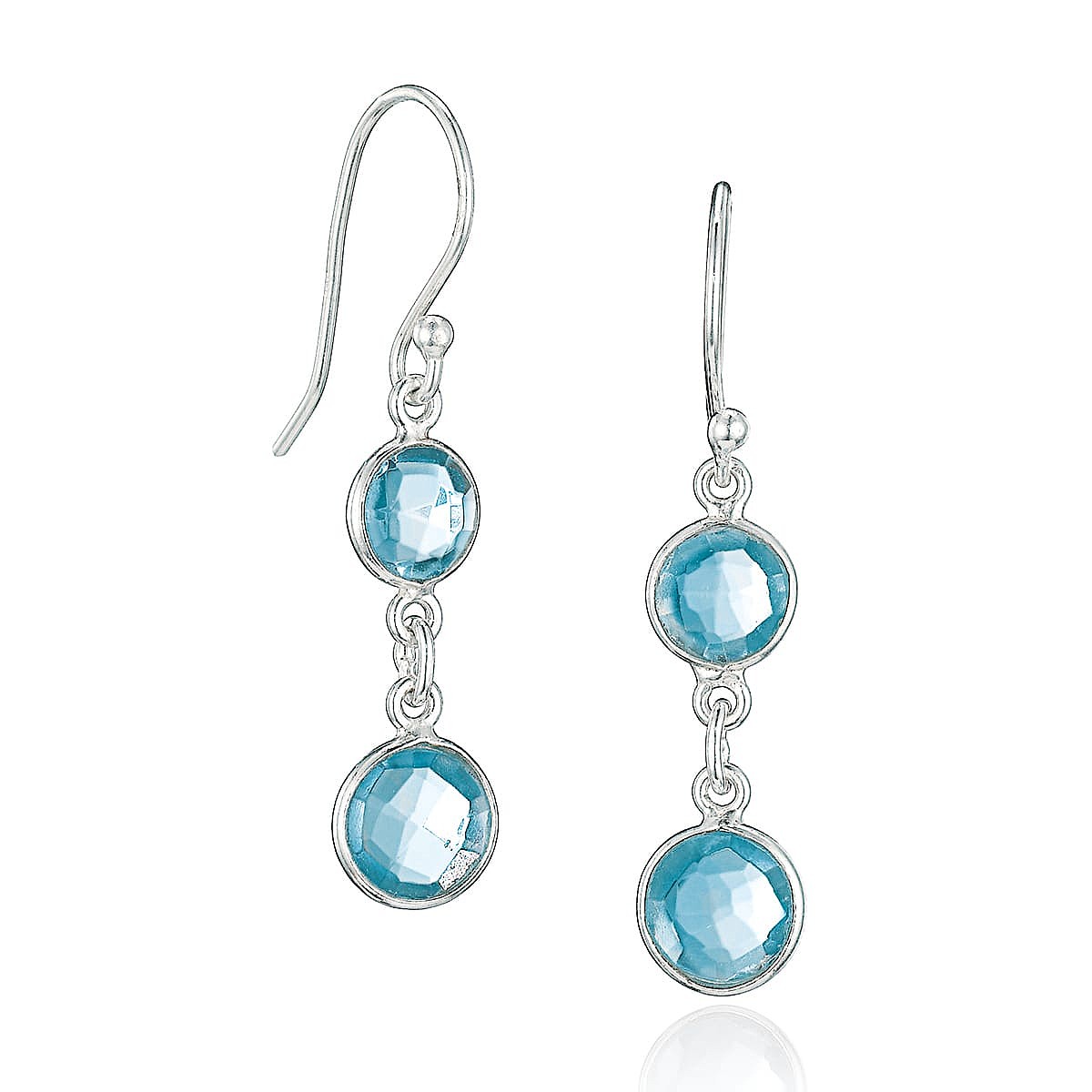 A Lady in Blue Earrings