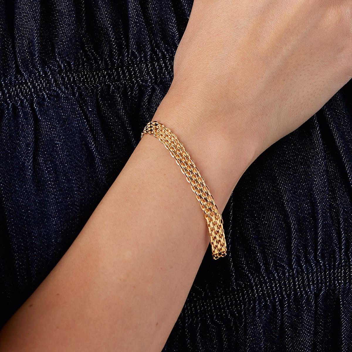 A Cut Above Gold-plated Silver Bracelet