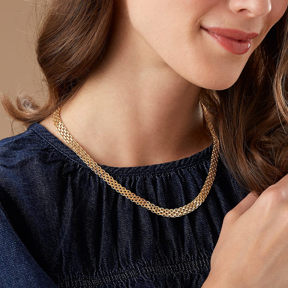 A Cut Above Gold-plated Silver Necklace