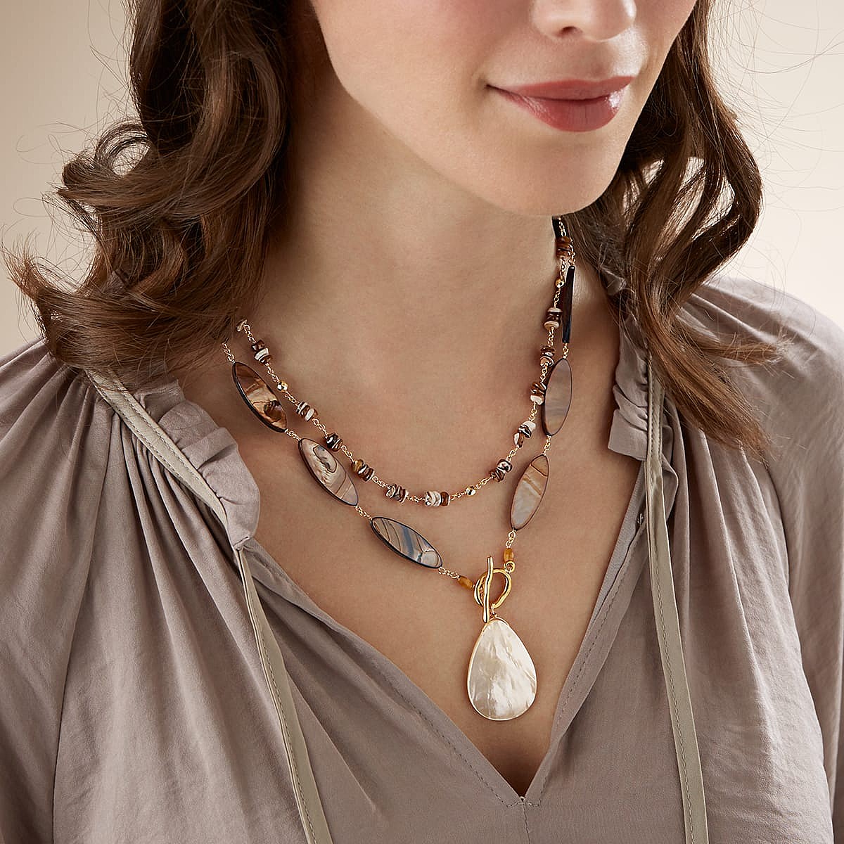 Make it Mocha Layered Pendant