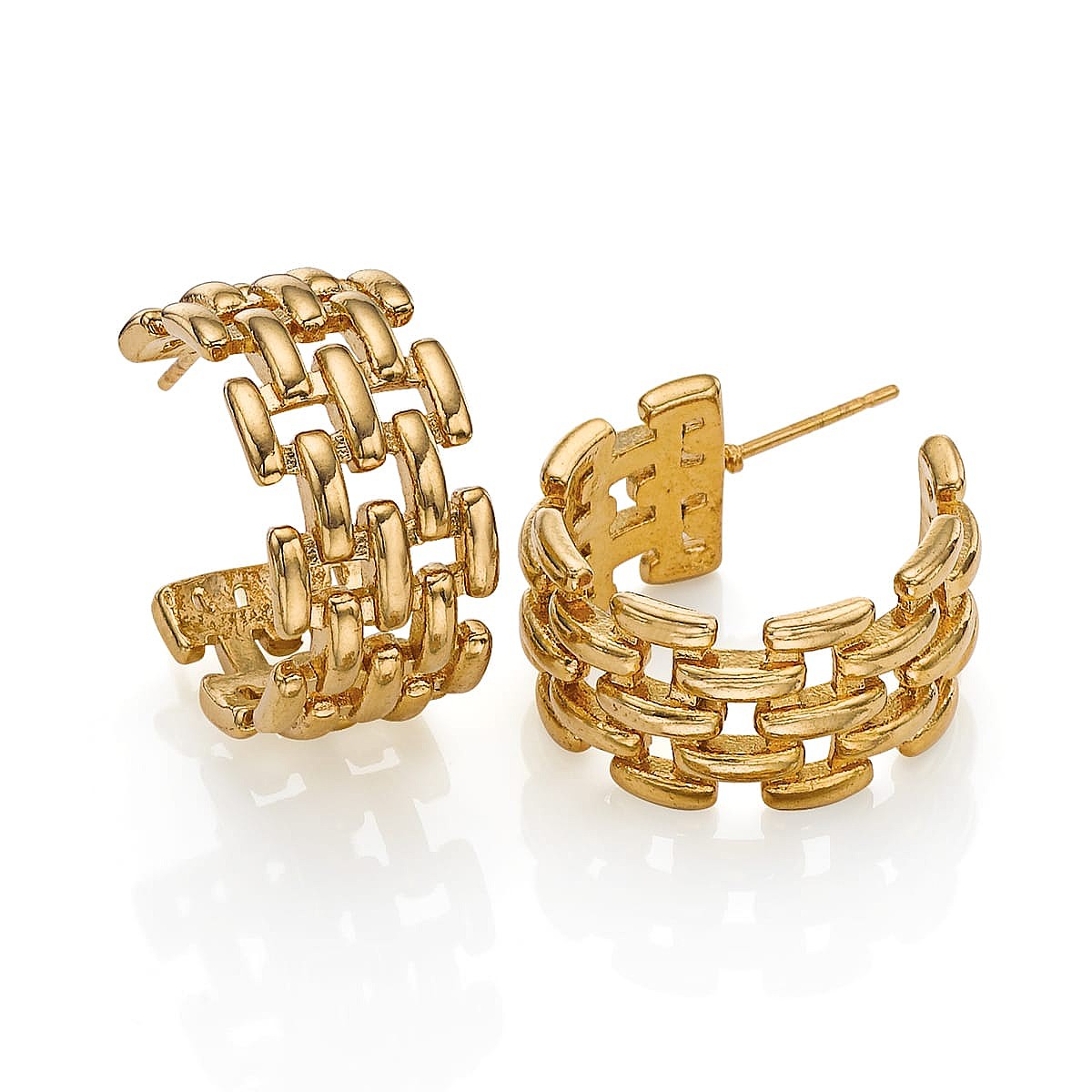 Woven in Harmony Hoop Earrings