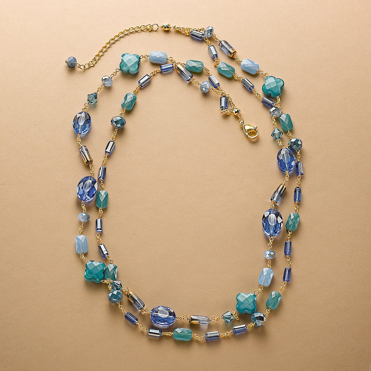Tales of Teal Layered Necklace