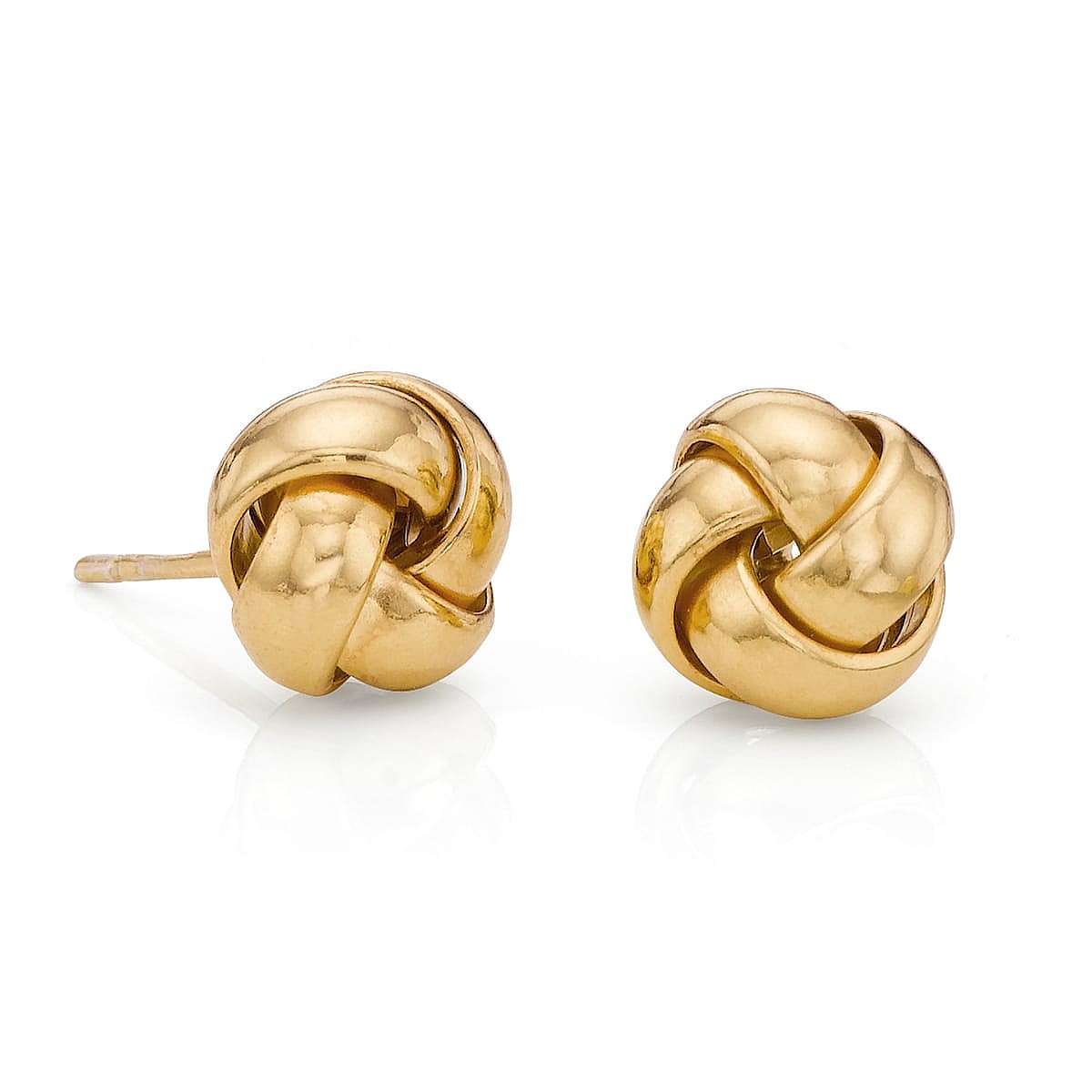Tied & True Gold-plated Stud Earrings