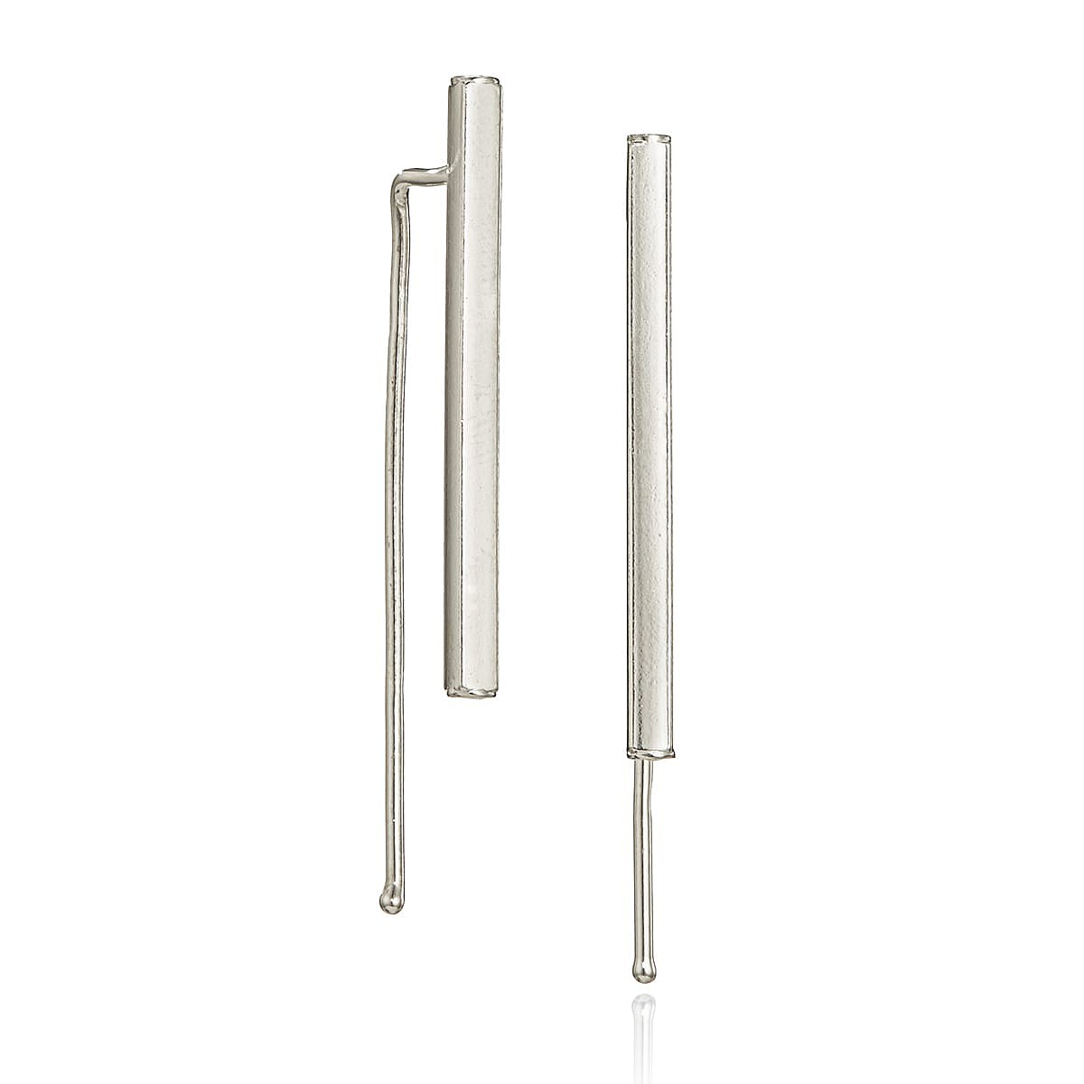 In the Balance Silver Earrings