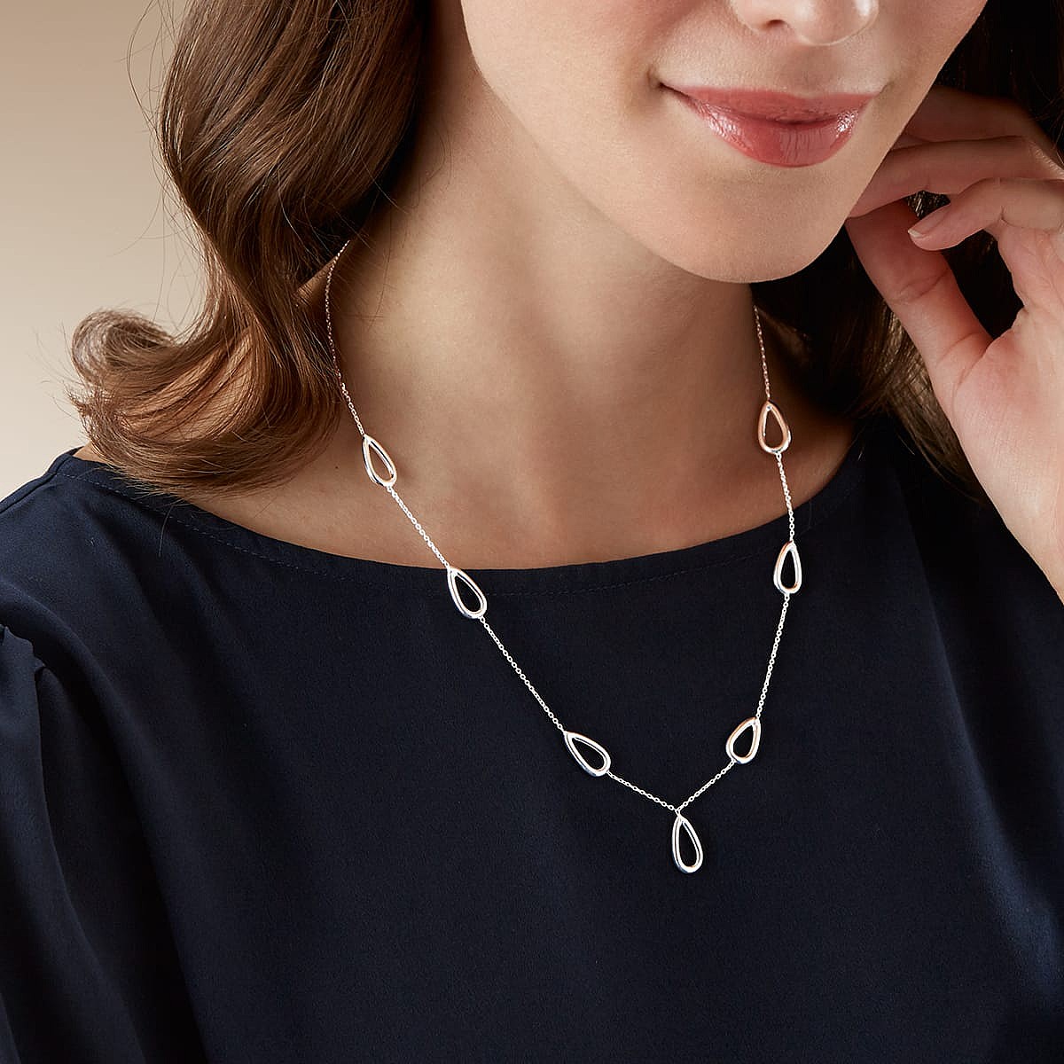 Open to Inspiration Silver Necklace