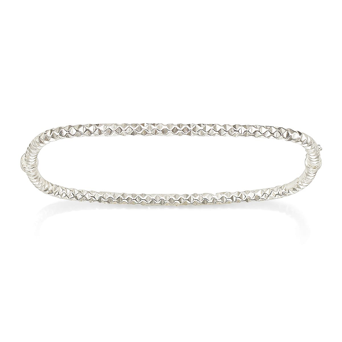 Your Best Angle Silver Bangle