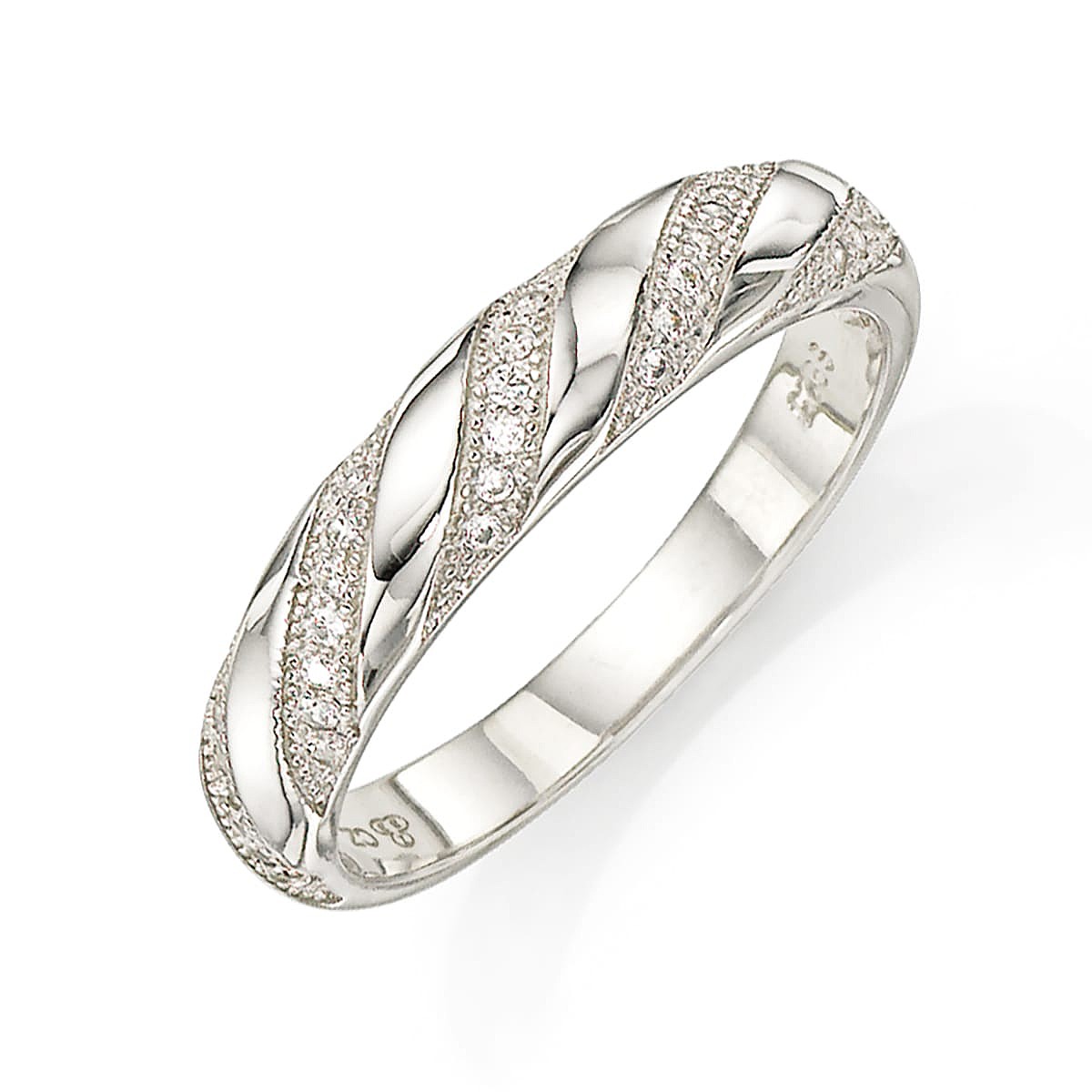 Bound in Brilliance Silver Ring