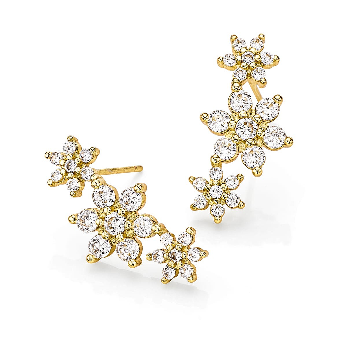 Graceful Garland Stud Earrings