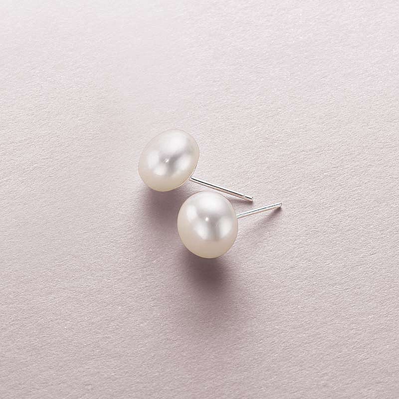 10mm Pearl Stud Earrings Pia Jewellery Direct 10mm Pearl Stud Earrings