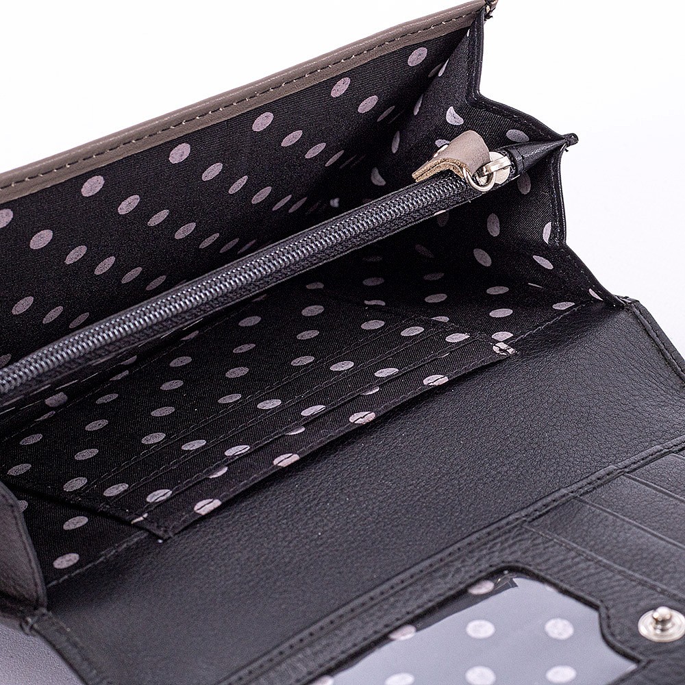 Nine Lives Leather Purse