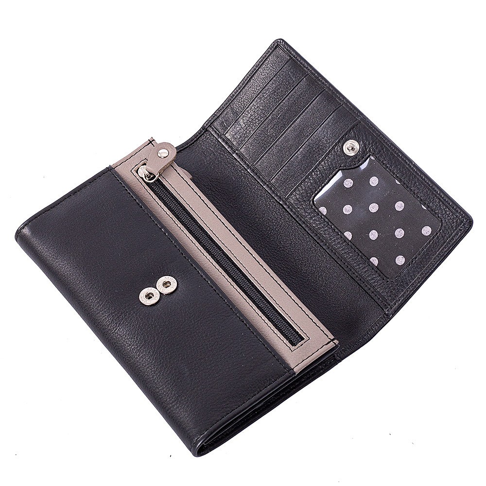 Nine Lives Leather Purse