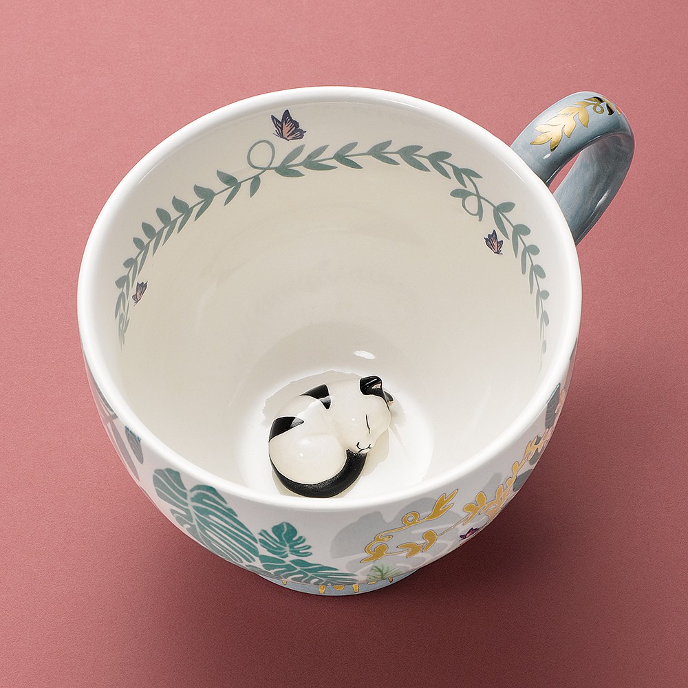 Paws-and-Reflect Tea Cup