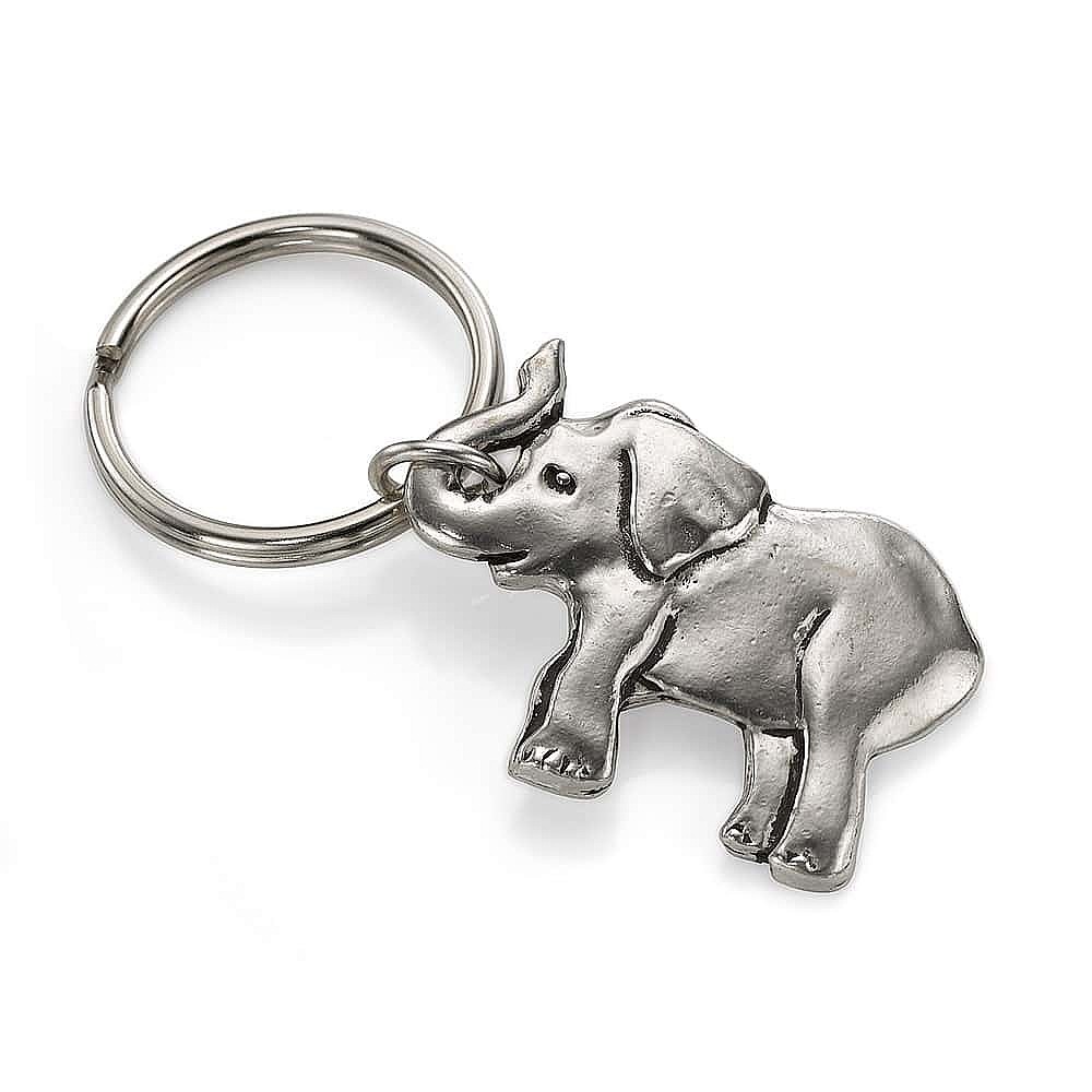 Never Forget Elephant Keyring