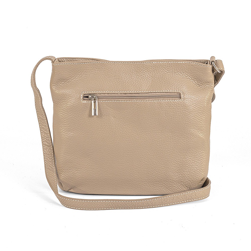 Tranquil Taupe Leather Bag