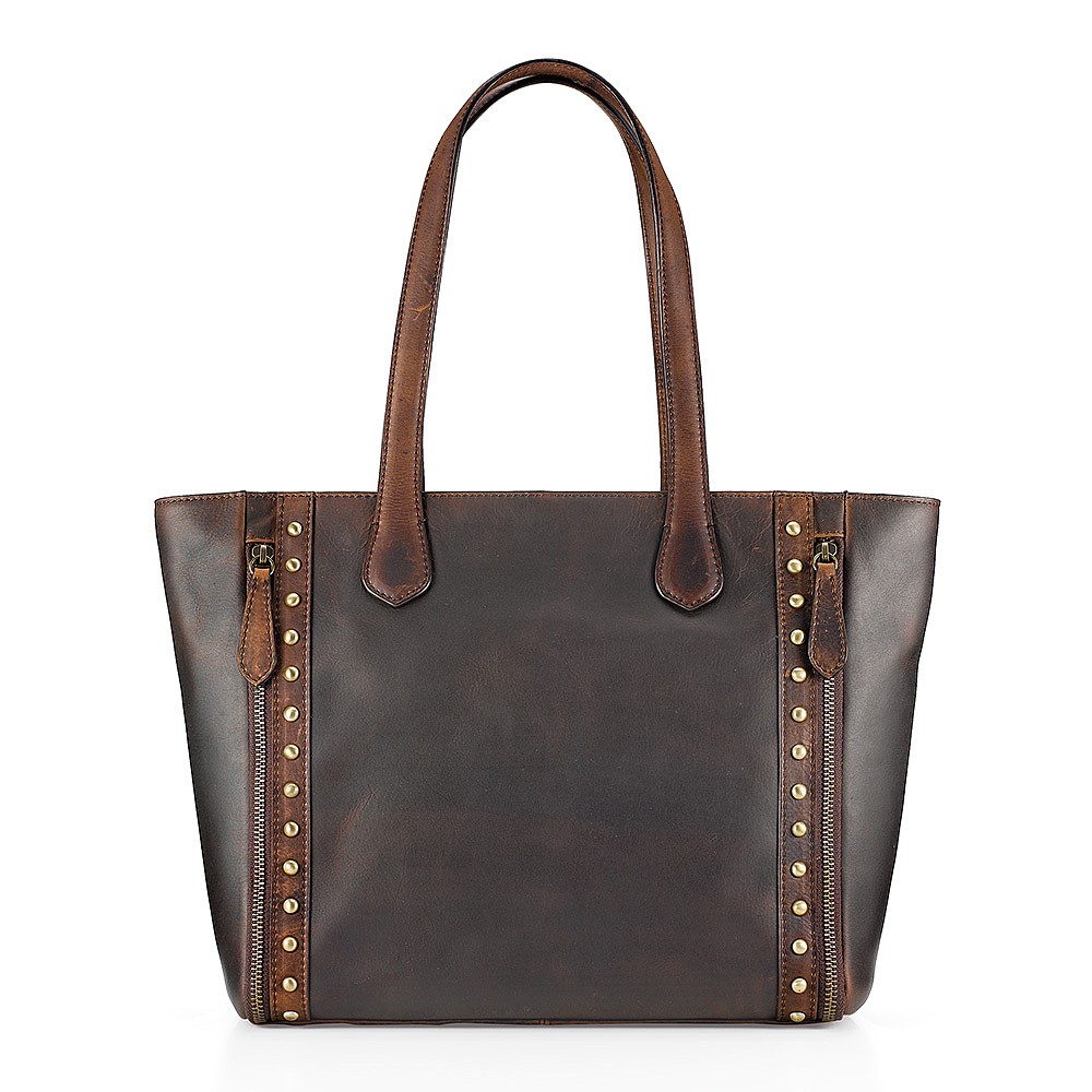 Espresso Brown Leather Bag Signature Leather Bags Pia jewellery