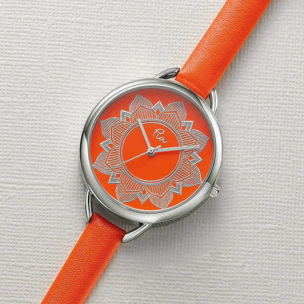 Live in the Moment Leather Watch