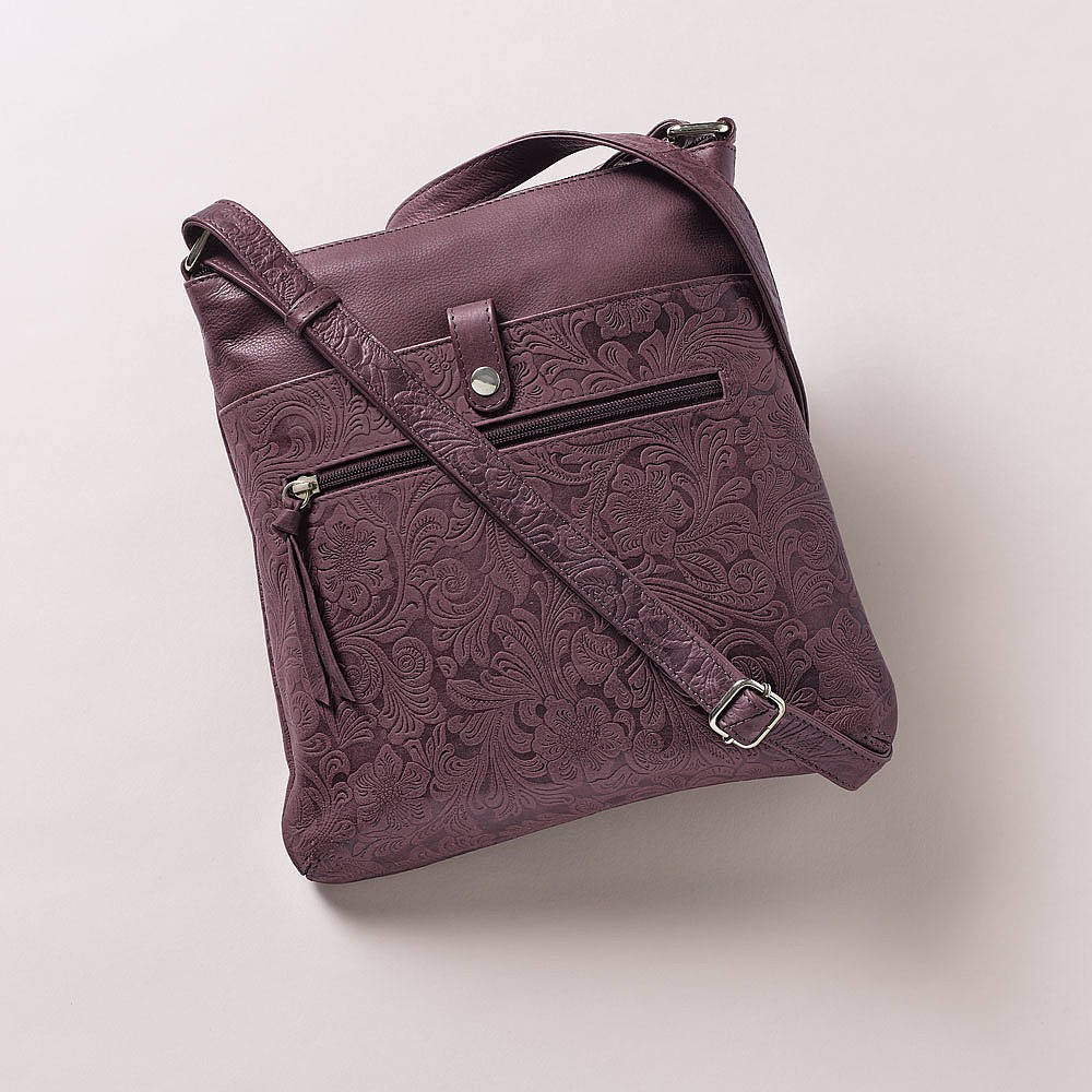 Brazen Berry Leather Bag