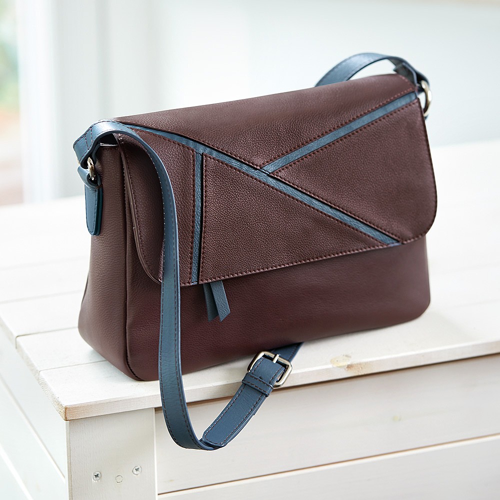 Hues in Harmony Wine Cross-body Bag